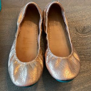 TIEKS Rose gold glam shoes size 9